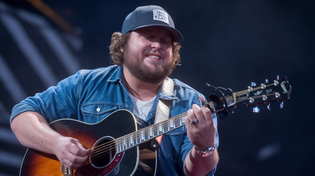 Luke Combs opening CMA Fest 2025 with a stirring “Fast Car” acoustic rendition