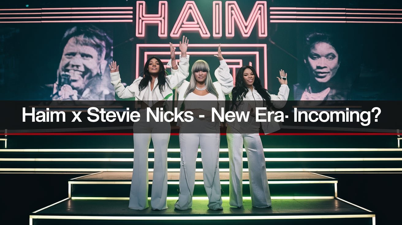 HAIM with Stevie Nicks performing teaser visual