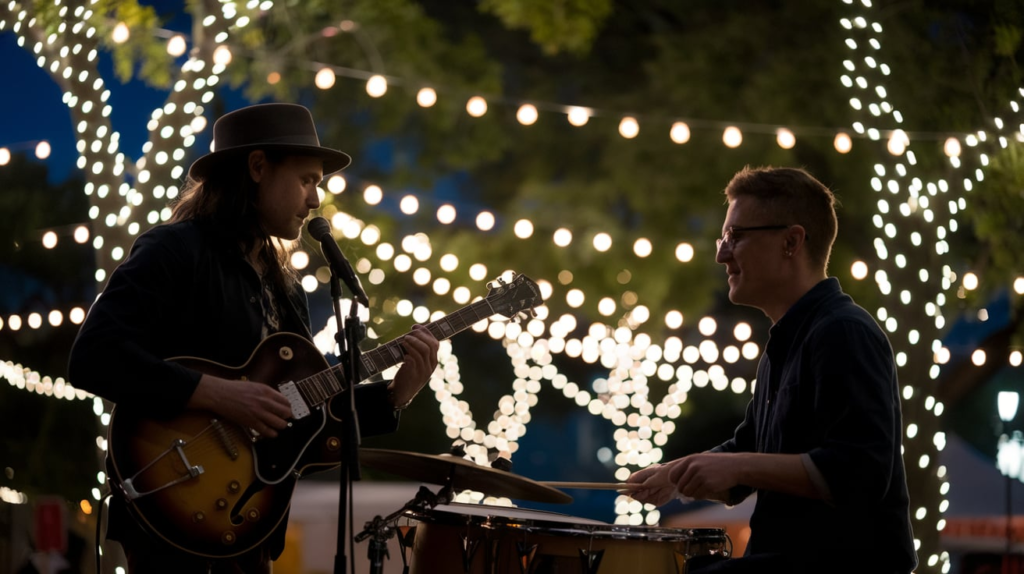 “Yessir’s secret midnight performance in Strummerville”