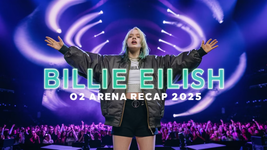 Billie Eilish Hits The O2 Arena: Performance Embedded of Hit Me Hard and Soft London Show 2 Billie Eilish performing at O2 Arena during Hit Me Hard and Soft Tour 2025