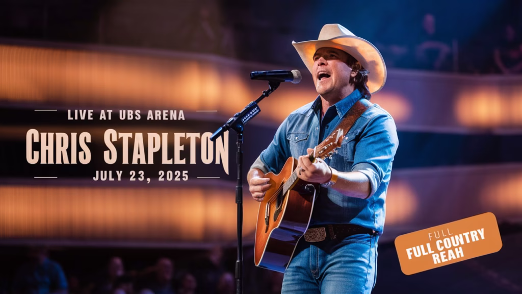 Chris Stapleton performing live at UBS Arena on July 23, 2025