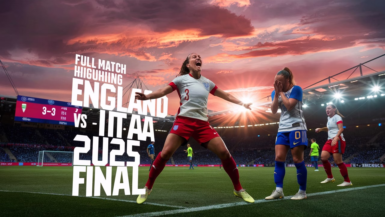 England vs Italy UEFA Women’s Euro 2025 Semi-Final – Full Match Highlights and Recap